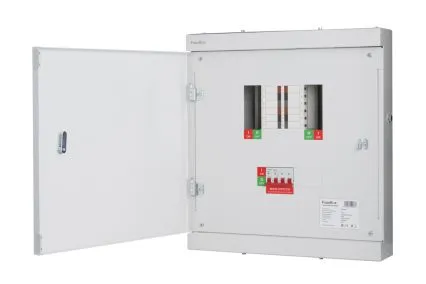 FuseBox TPN04FB 4 Way TPN Distribution Board with 125A 4P Main Switch