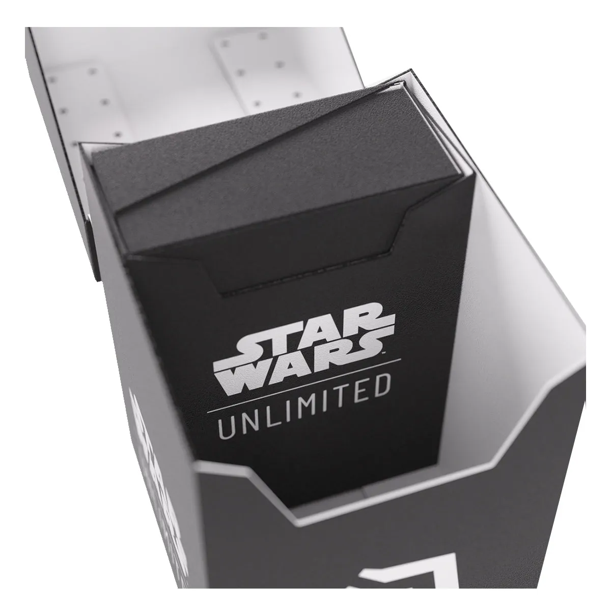 Gamegenic Star Wars Unlimited Soft Crate Deck Box - Black/White