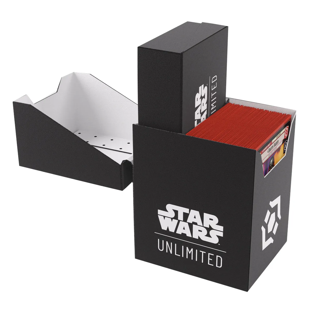 Gamegenic Star Wars Unlimited Soft Crate Deck Box - Black/White