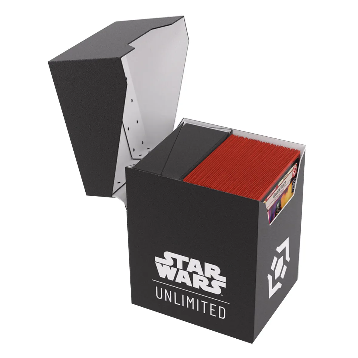 Gamegenic Star Wars Unlimited Soft Crate Deck Box - Black/White