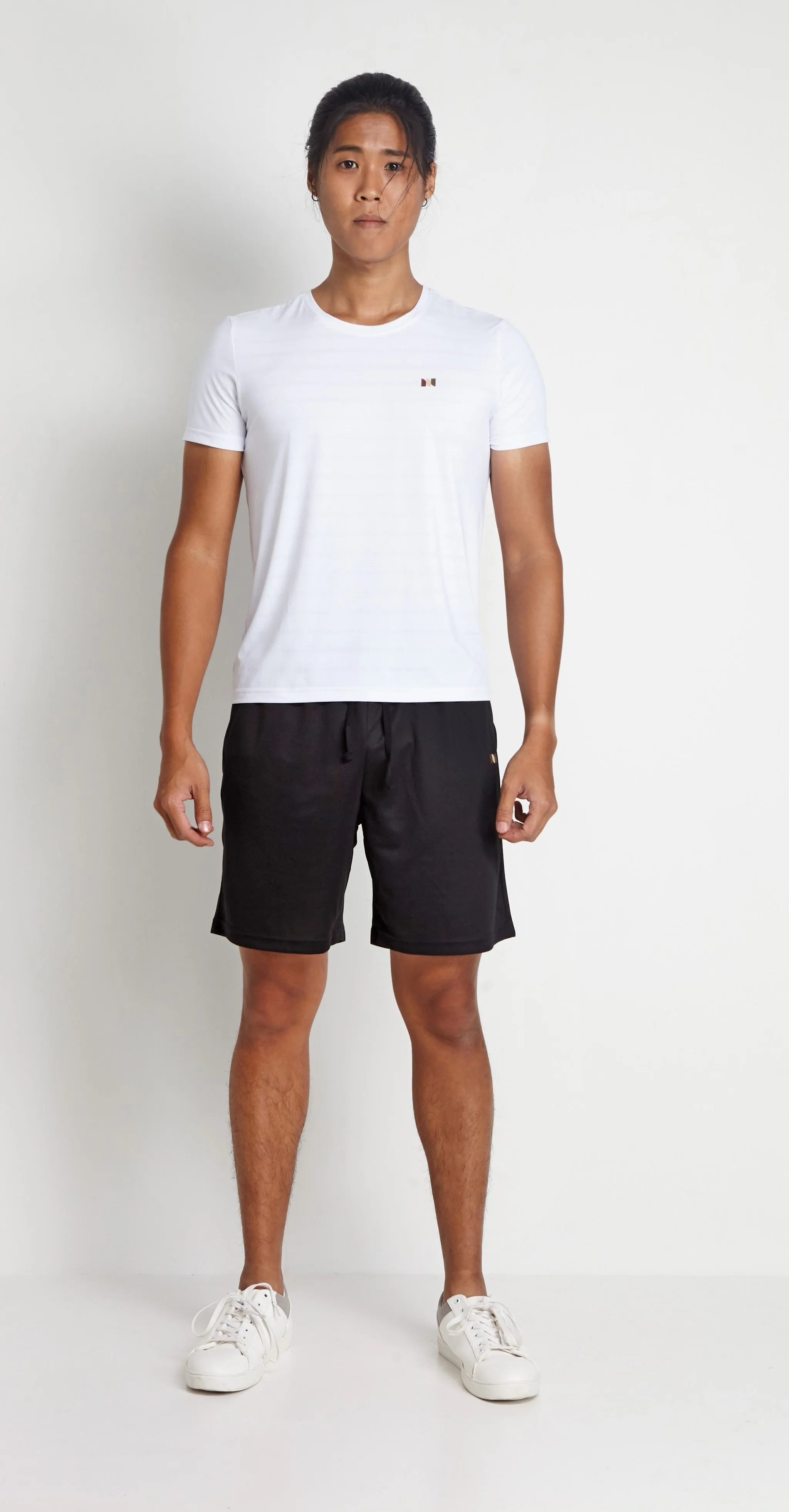 Gavyn Short Sleeve Running Top (White)