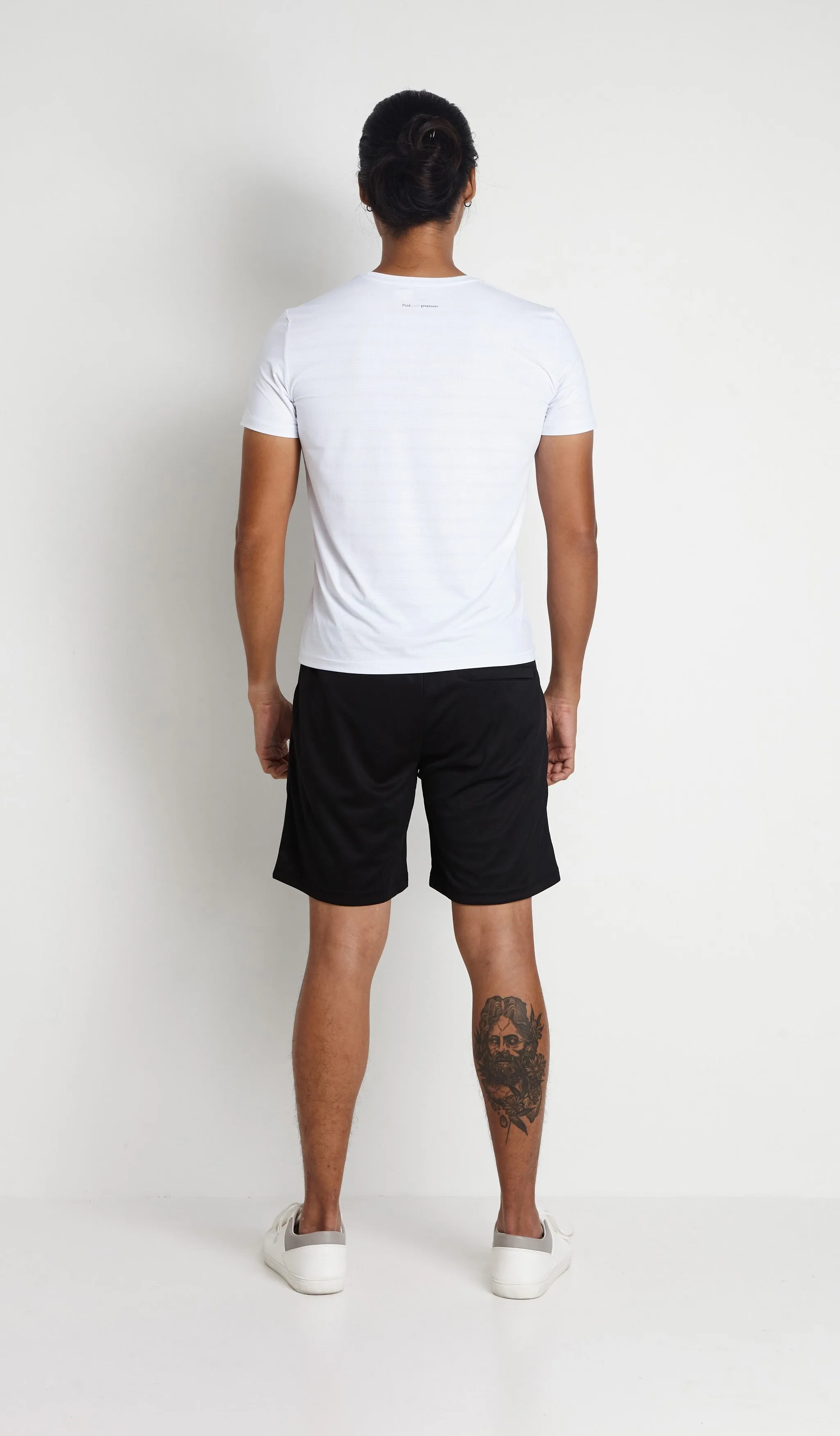 Gavyn Short Sleeve Running Top (White)