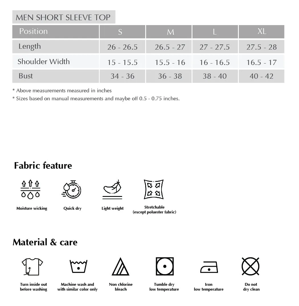 Gavyn Short Sleeve Running Top (White)