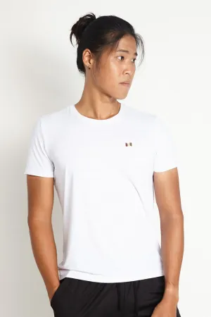 Gavyn Short Sleeve Running Top (White)