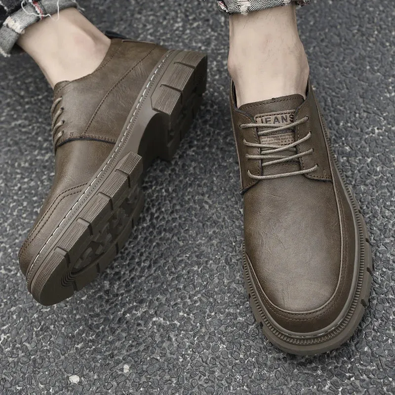 GentleStride Herren Oxford Plattform Slip-On Freizeitschuhe