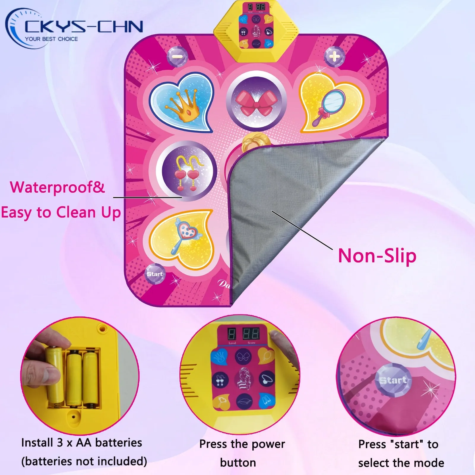 Girl Electronic Music Dance Pad Dancing Mat