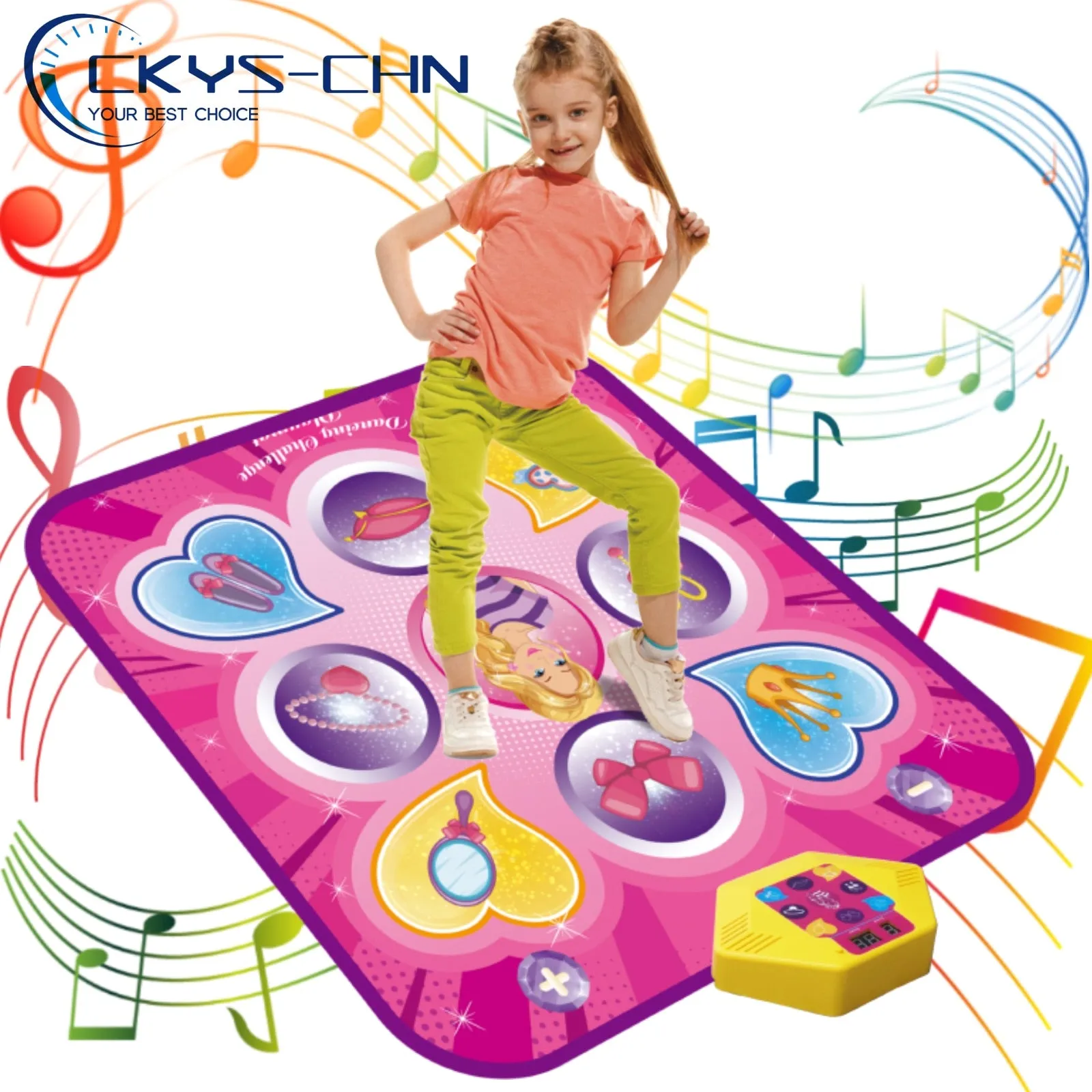 Girl Electronic Music Dance Pad Dancing Mat