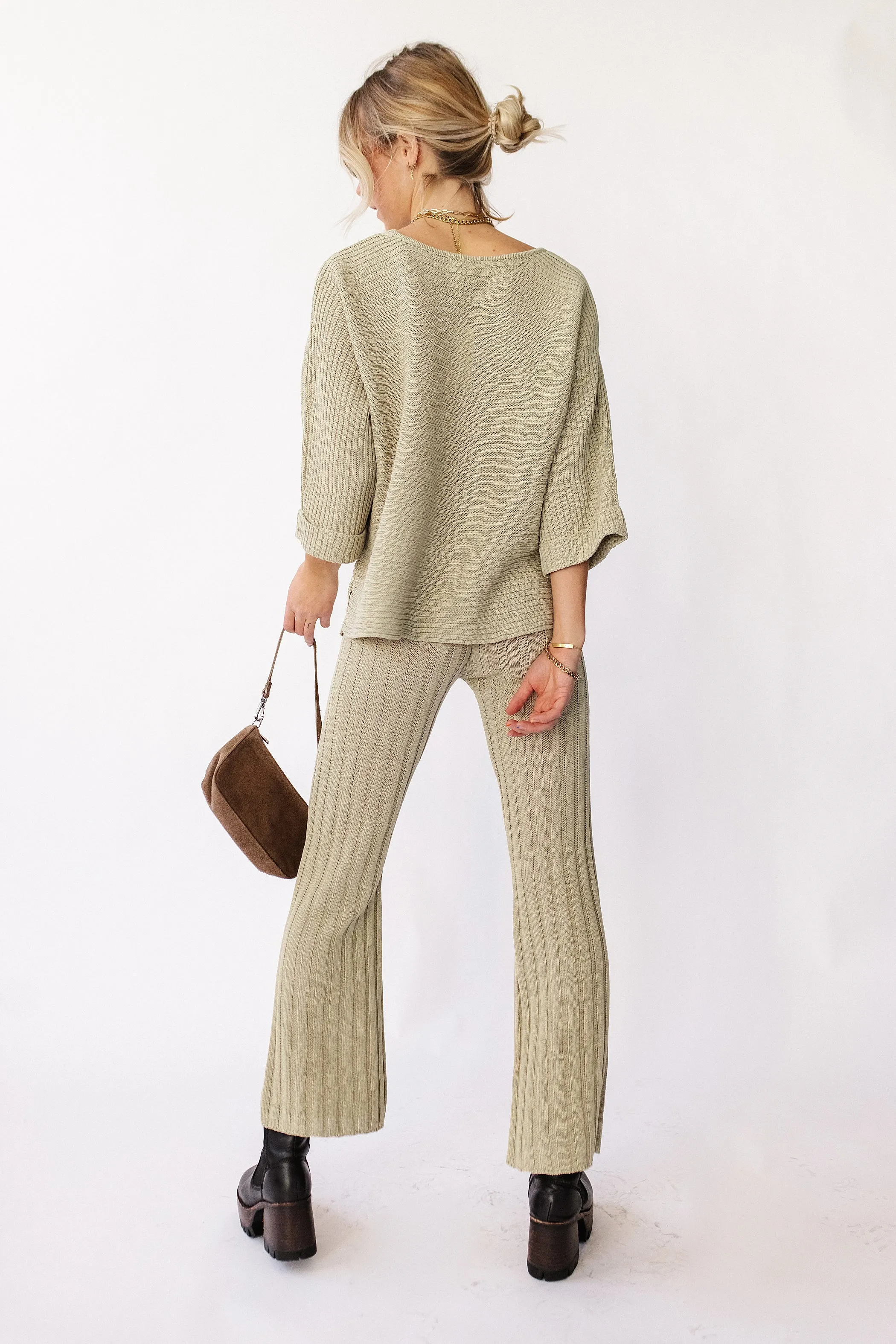 Girls Club Knit Set