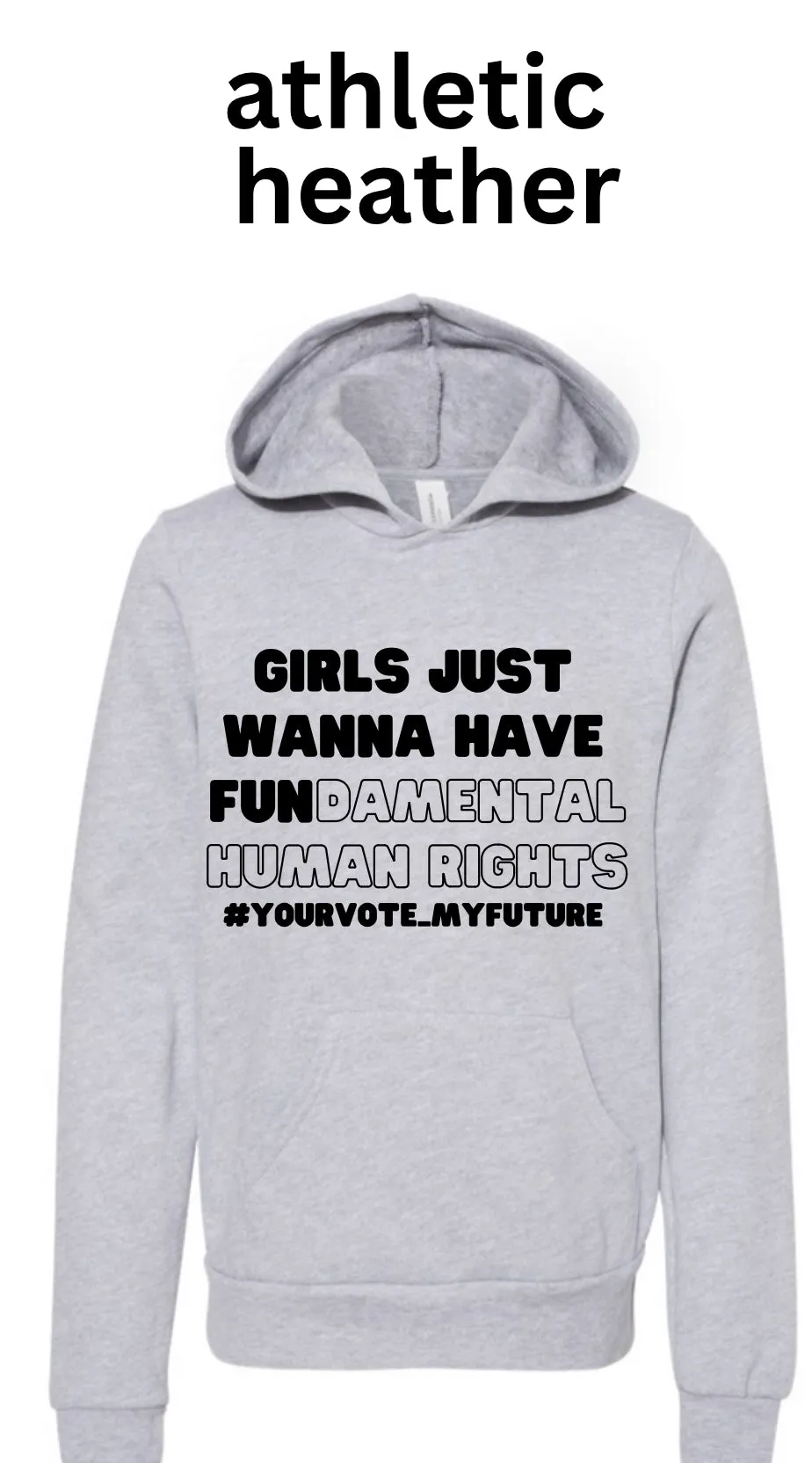 GJWHFUNdamental human rights Youth Fleece Hoodie