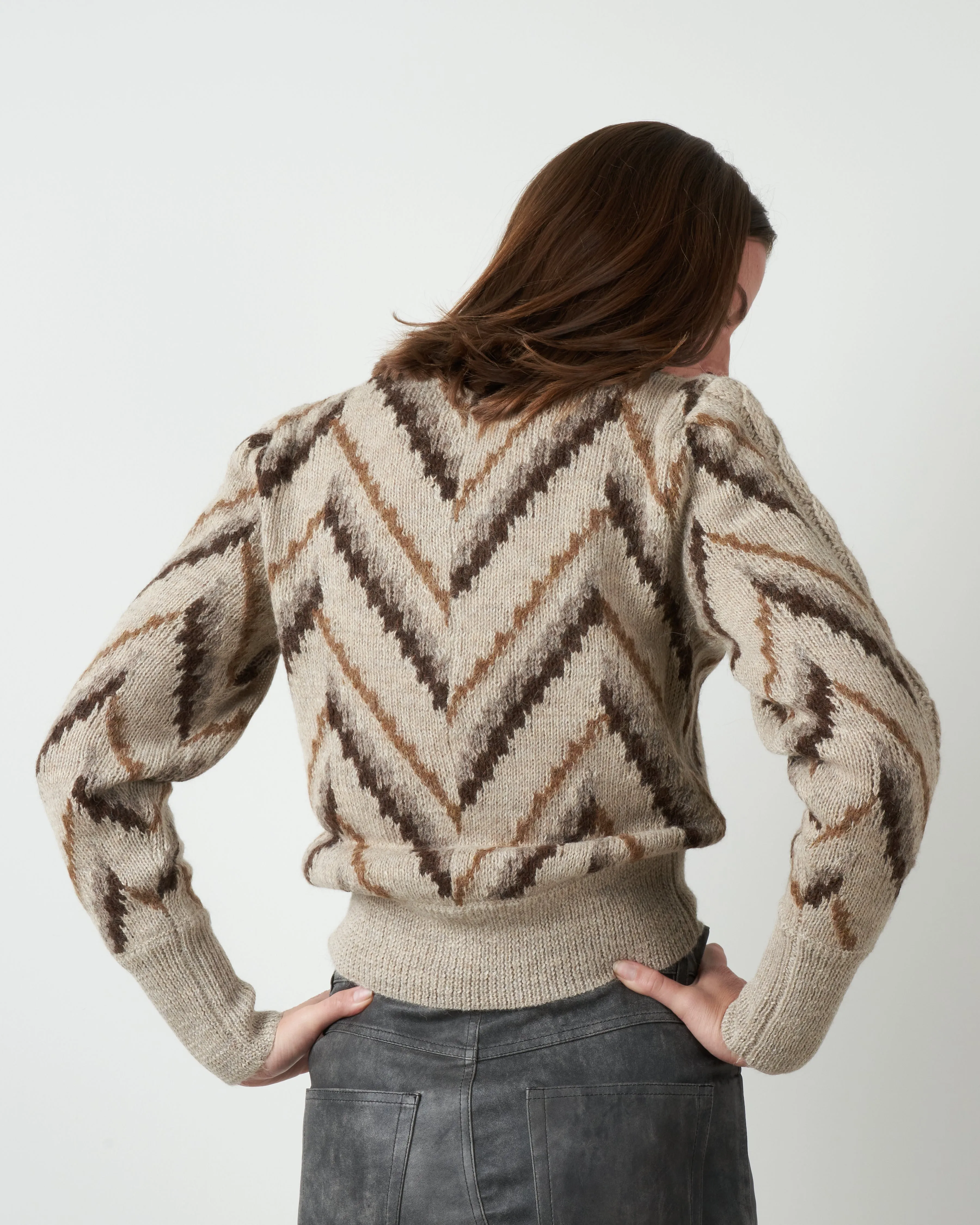 glenny sweater - brown