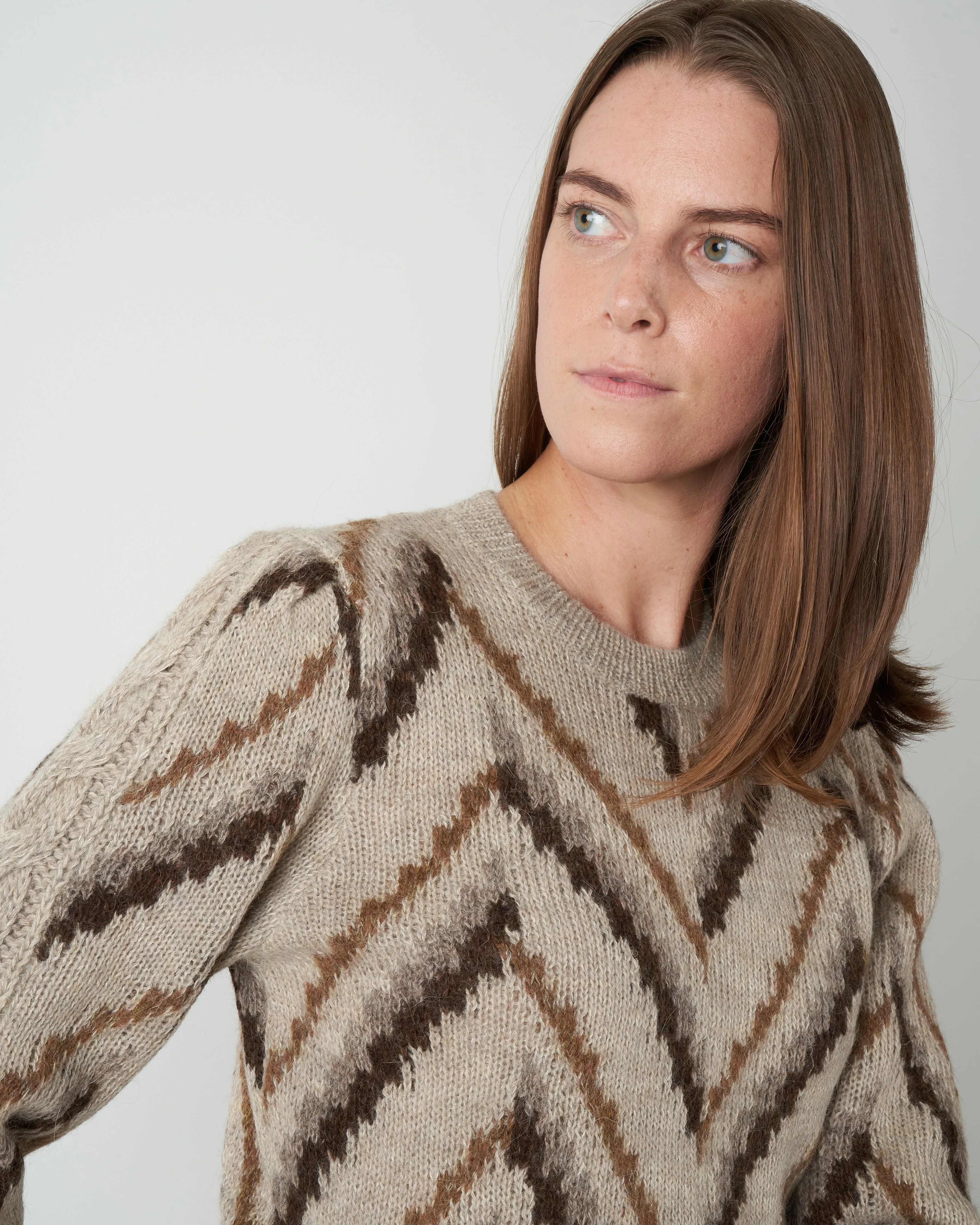 glenny sweater - brown