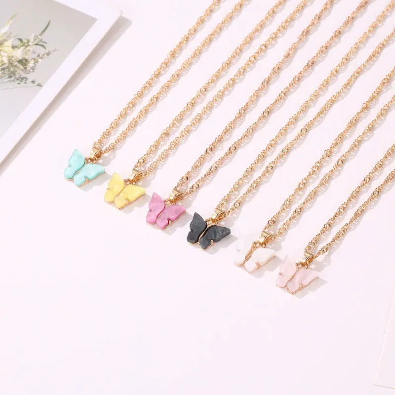 Gold Plated Butterfly Pendant