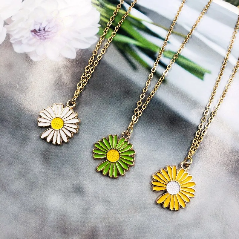 Gold Plated Flower Pendant