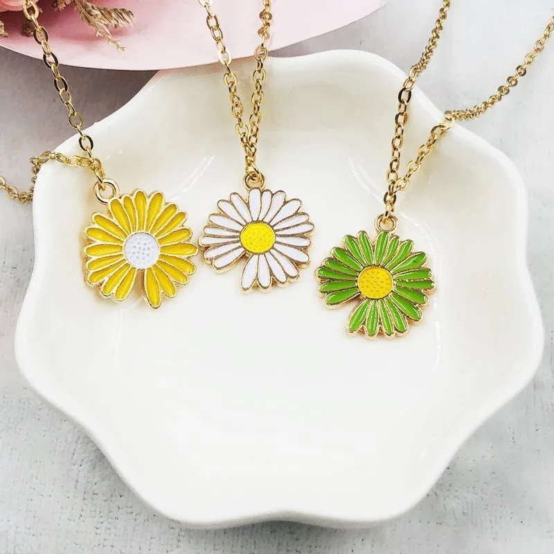 Gold Plated Flower Pendant