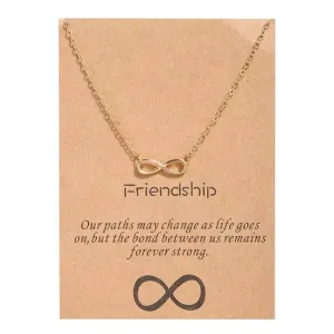 Gold Plated Infinite Pendant