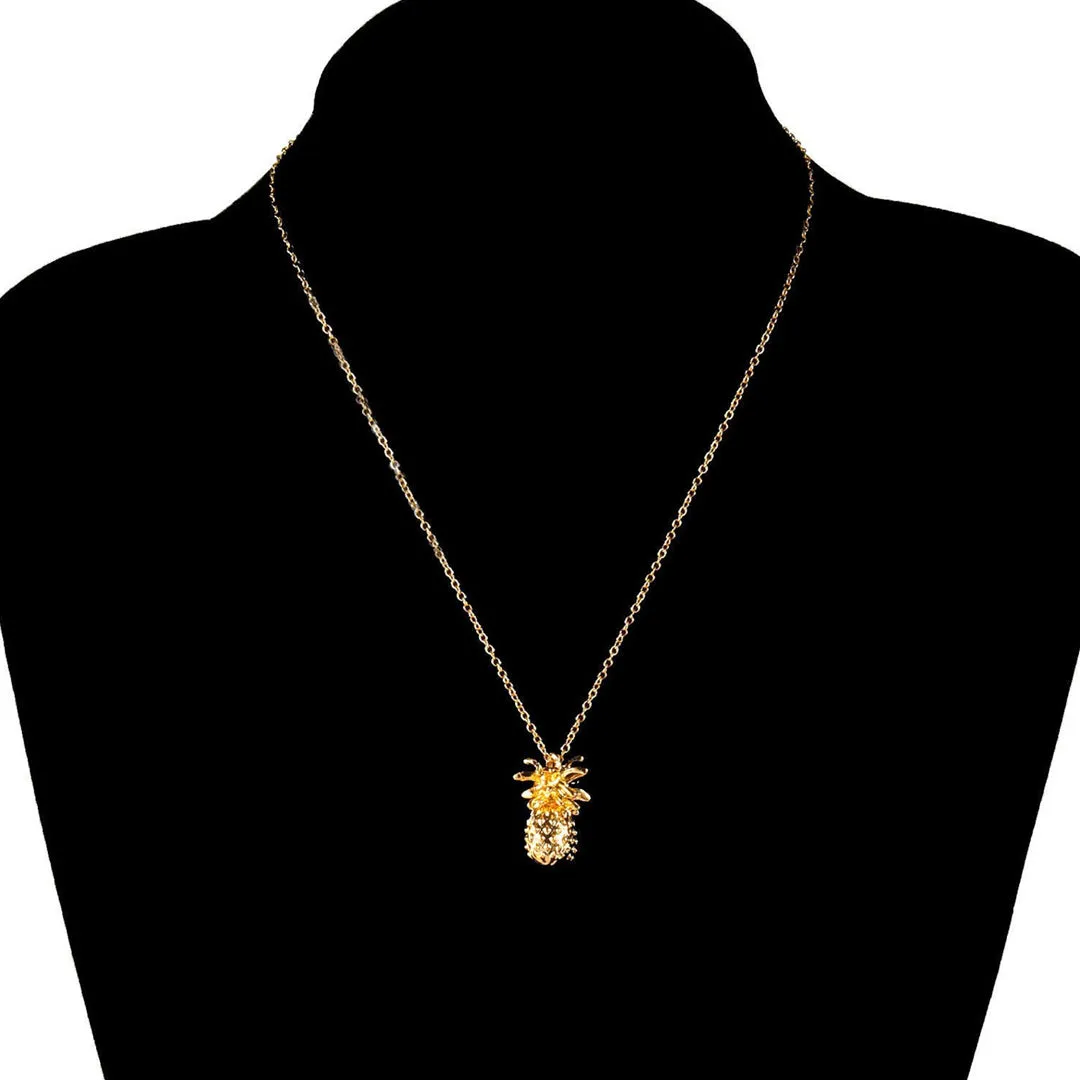 Gold Plated Pine Fruit Pendant