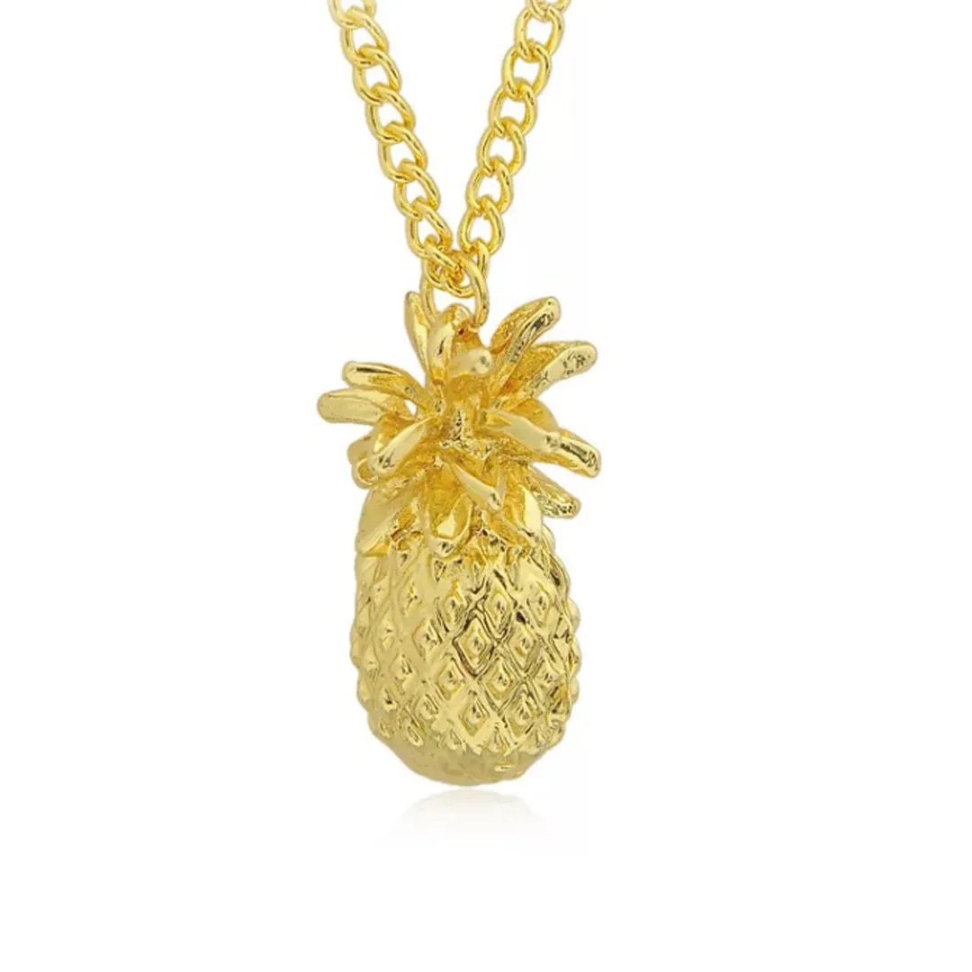 Gold Plated Pine Fruit Pendant