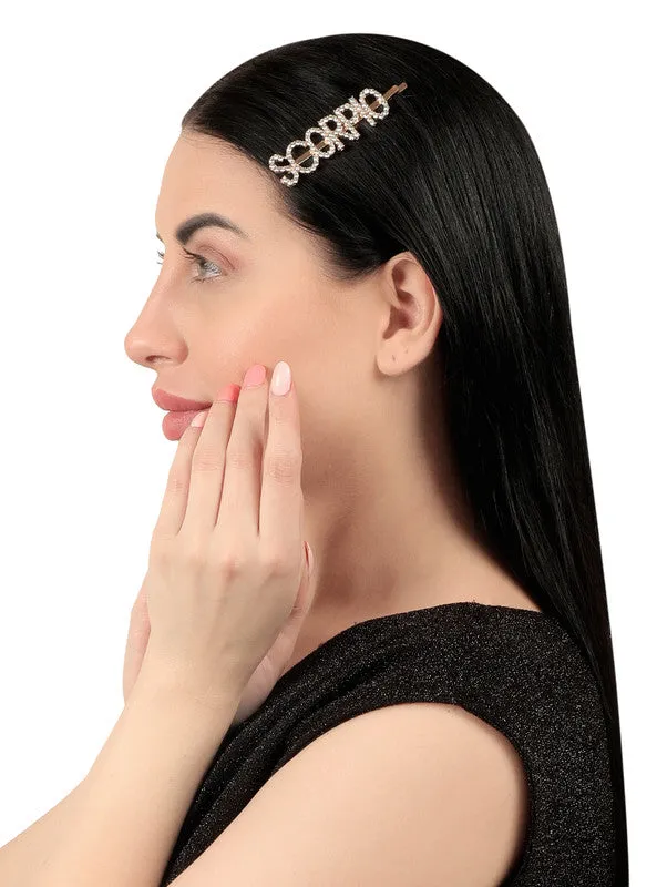 Golden Scorpio Hairclip