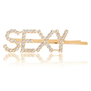 Golden Sexy Word Hairclip