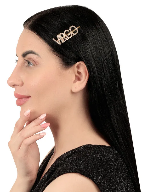 Golden Virgo Hairclip