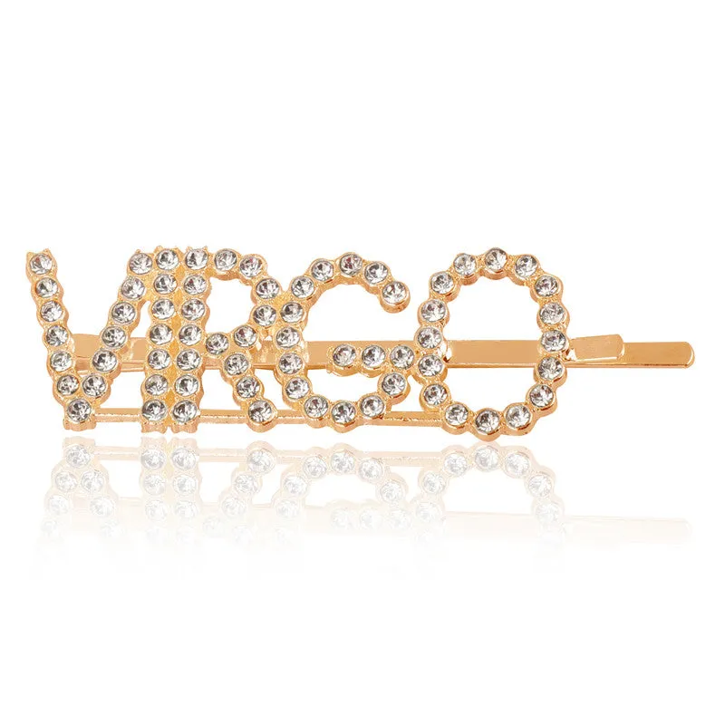 Golden Virgo Hairclip