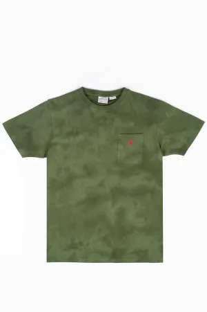 GRAMICCI ONE POINT TEE OLIVE TIE DYE