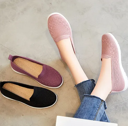 GS Knit Slide | Ademende instap sneaker met ergonomische zool voor dames