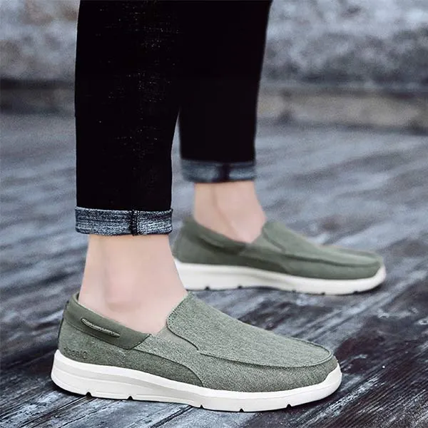 GS Slip-On Canvas | Alledaagse schoen met comfortabele zool voor heren