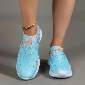 GS Slip-On | Comfortabele instap sneakers met vlinder print voor dames