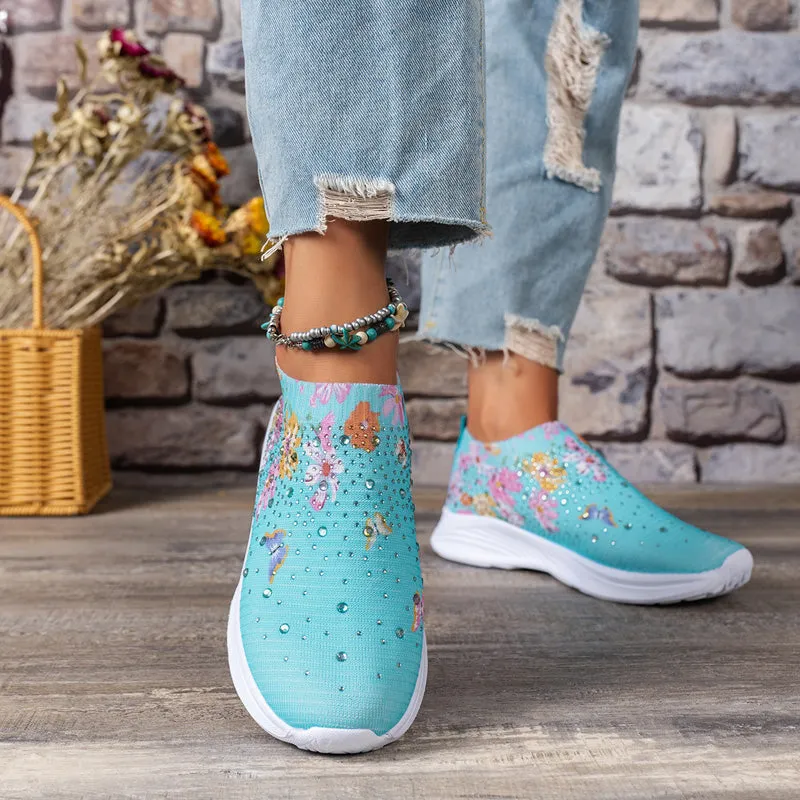 GS Slip-On | Comfortabele instap sneakers met vlinder print voor dames