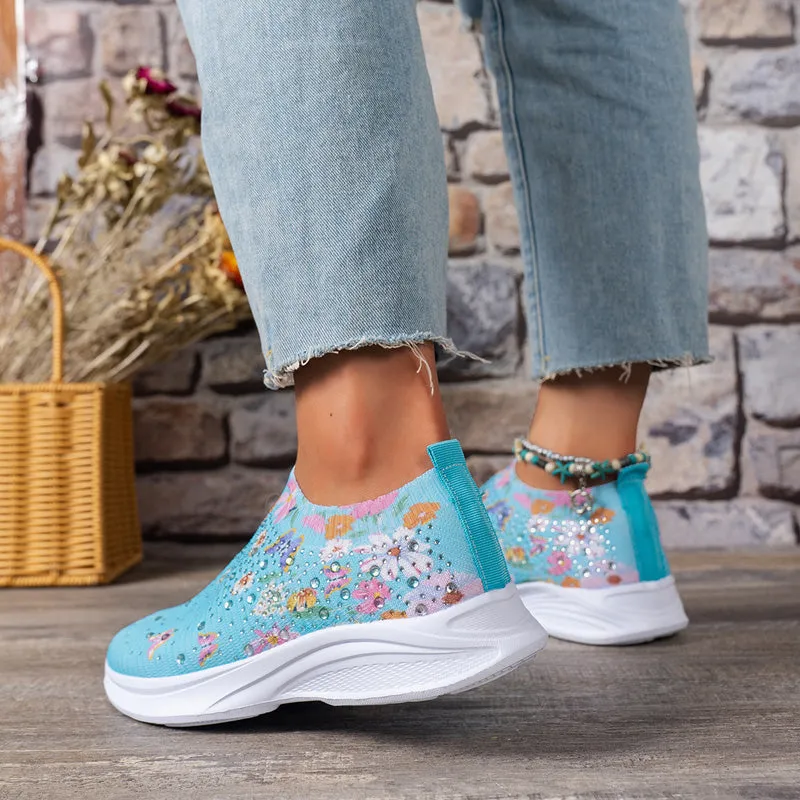 GS Slip-On | Comfortabele instap sneakers met vlinder print voor dames