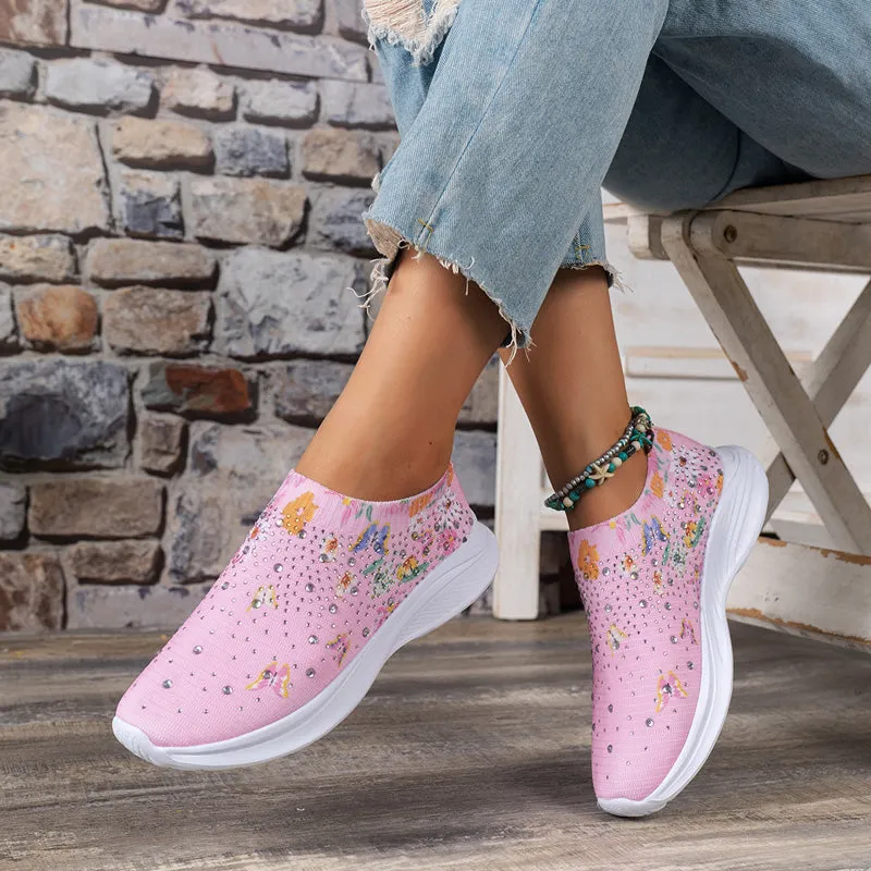 GS Slip-On | Comfortabele instap sneakers met vlinder print voor dames