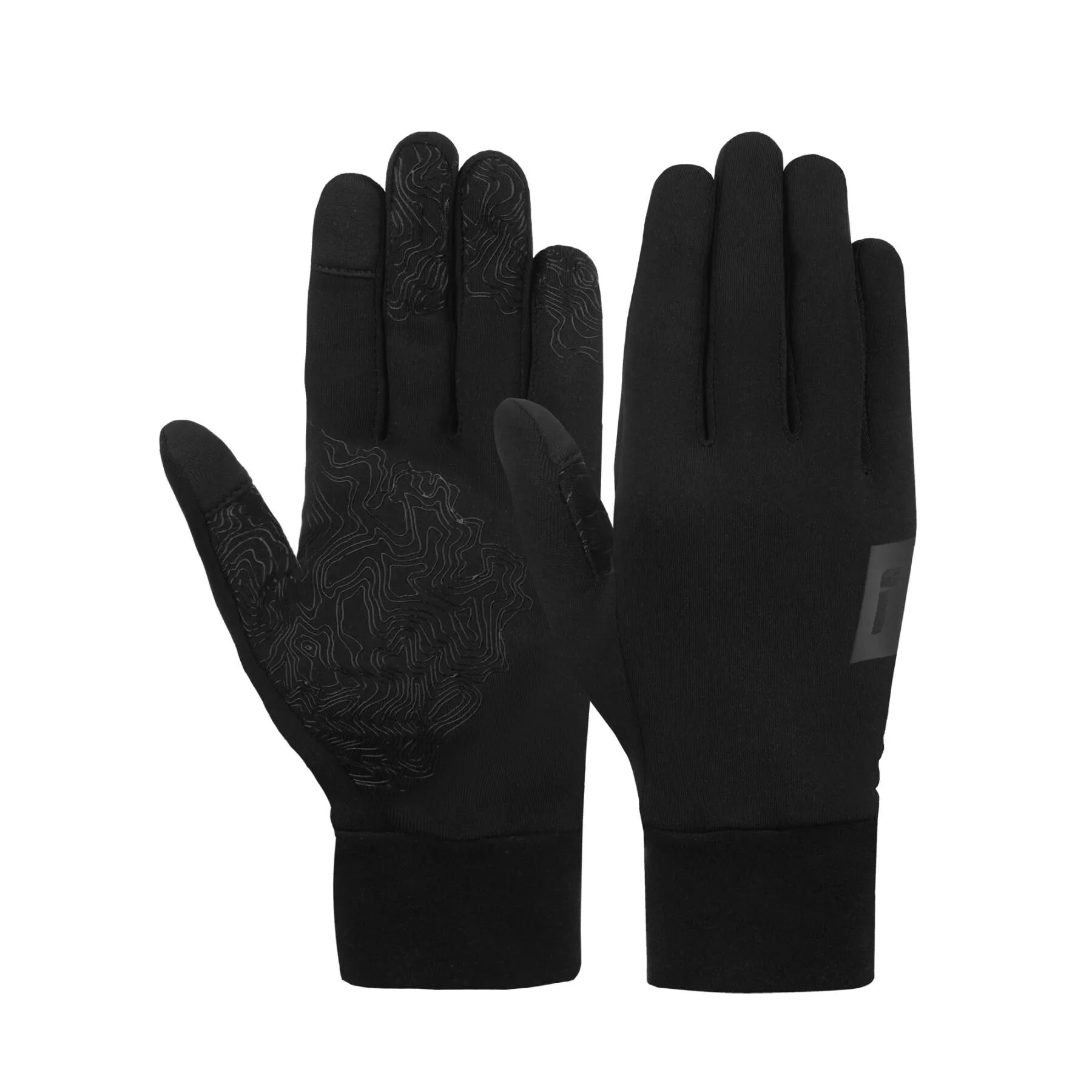 GUANTI REUSCH ASHTON TOUCH-TEC NERI RUNNING