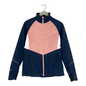 Halti tripla hybrid ski jacket, pink and blue | woman 38