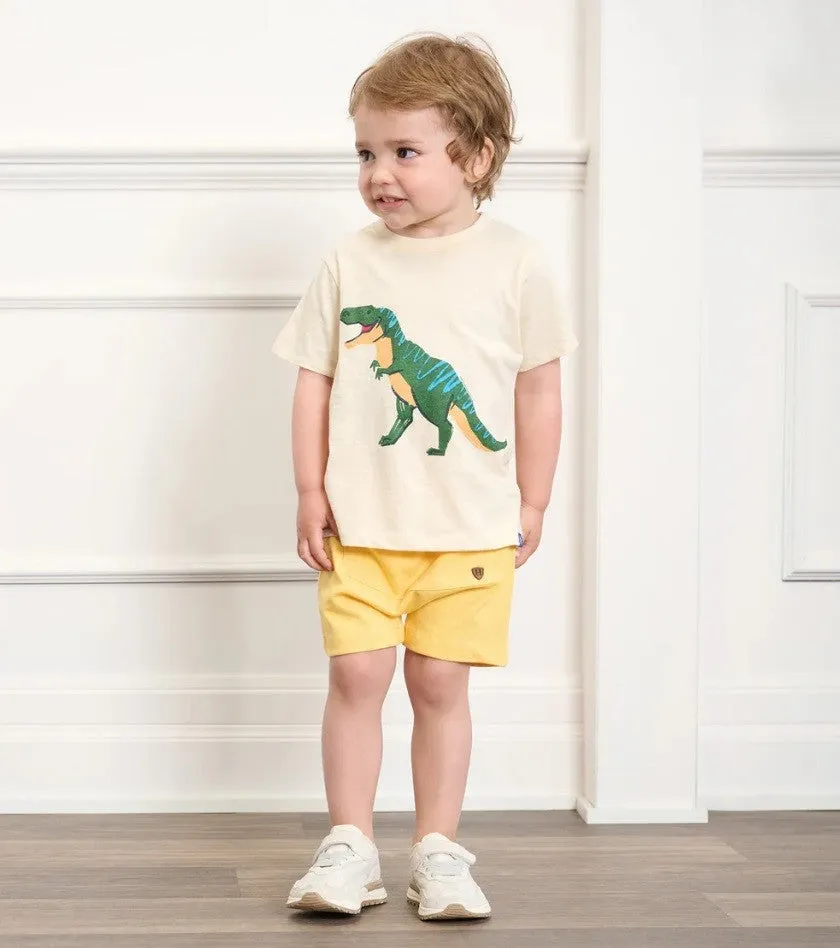 Hatley Golden Cream Kangaroo Shorts