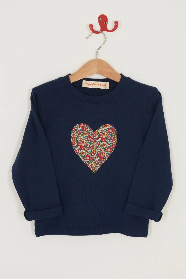 Heart T-Shirt in choice of Liberty Print