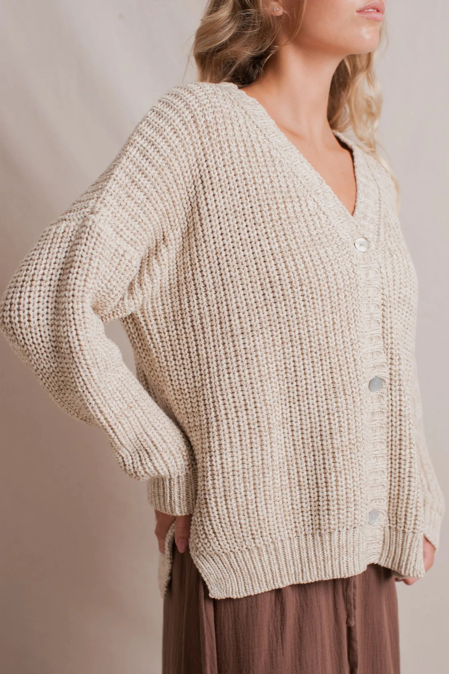 Helga Cardigan Oat