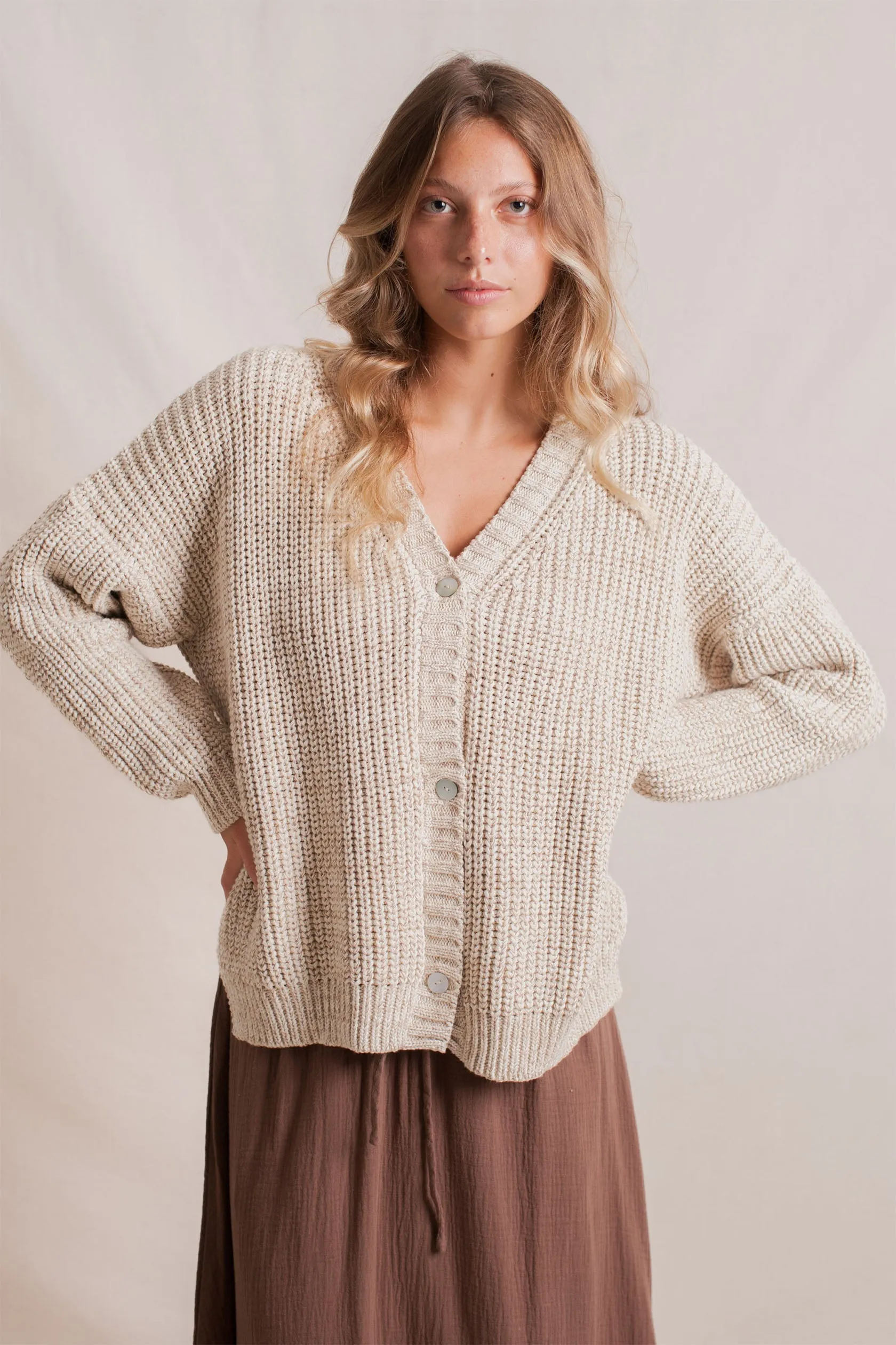 Helga Cardigan Oat