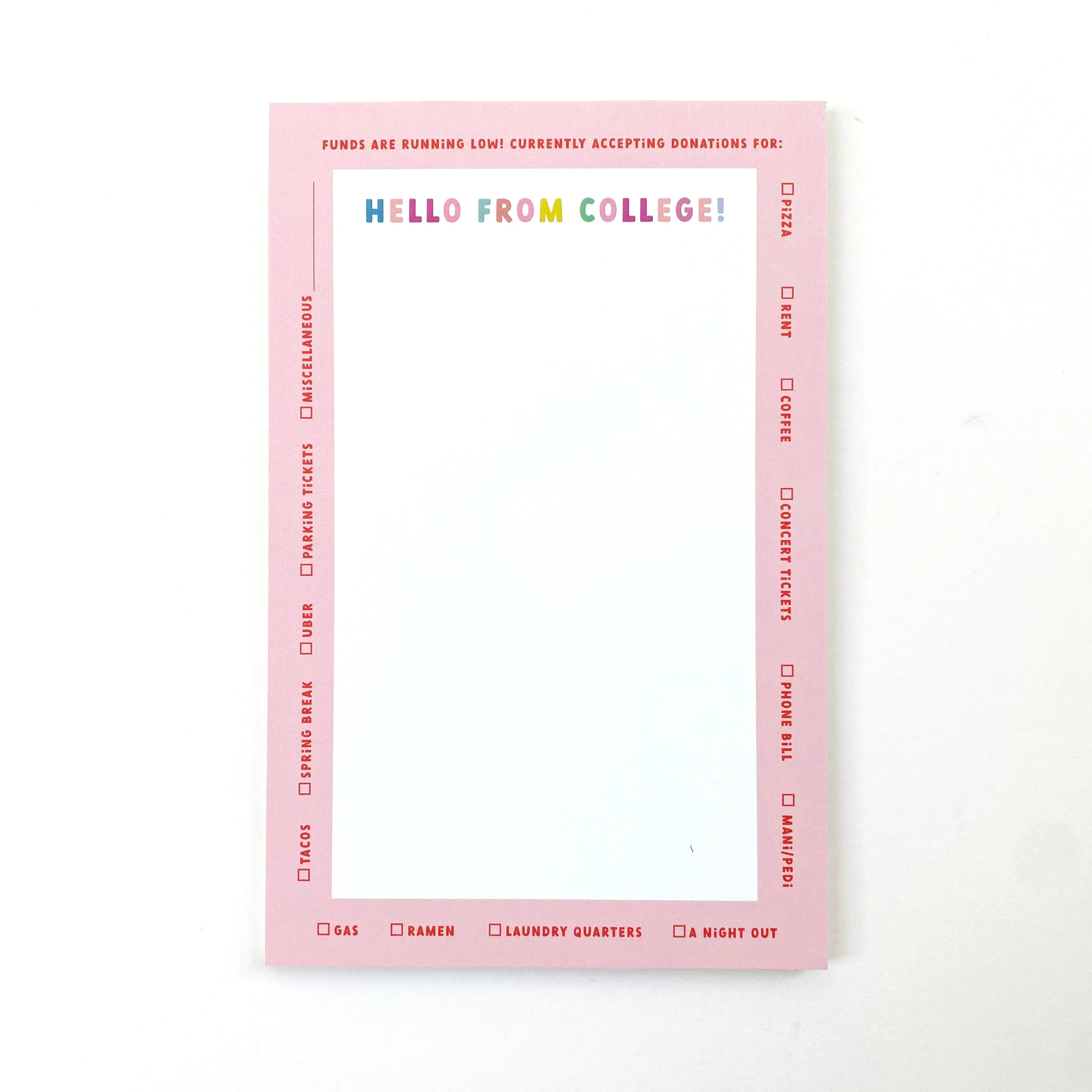 Hello from College Notepads