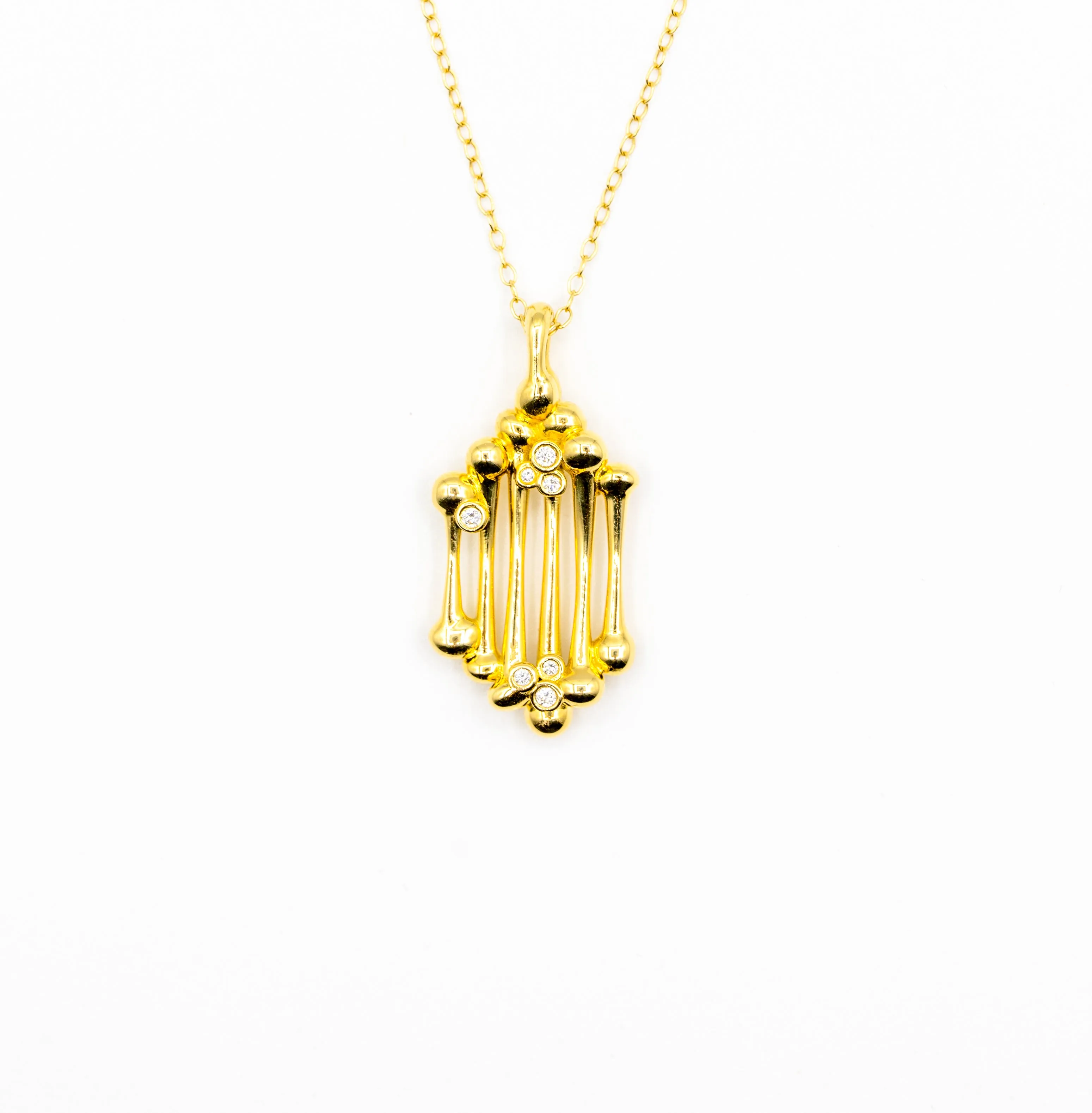 Heritage Chandelier Pendant with Diamonds