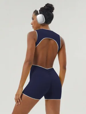 High-Elasticity Women’s Sleeveless Jumpsuit – Sportswear for Yoga, Running & Casual Wear