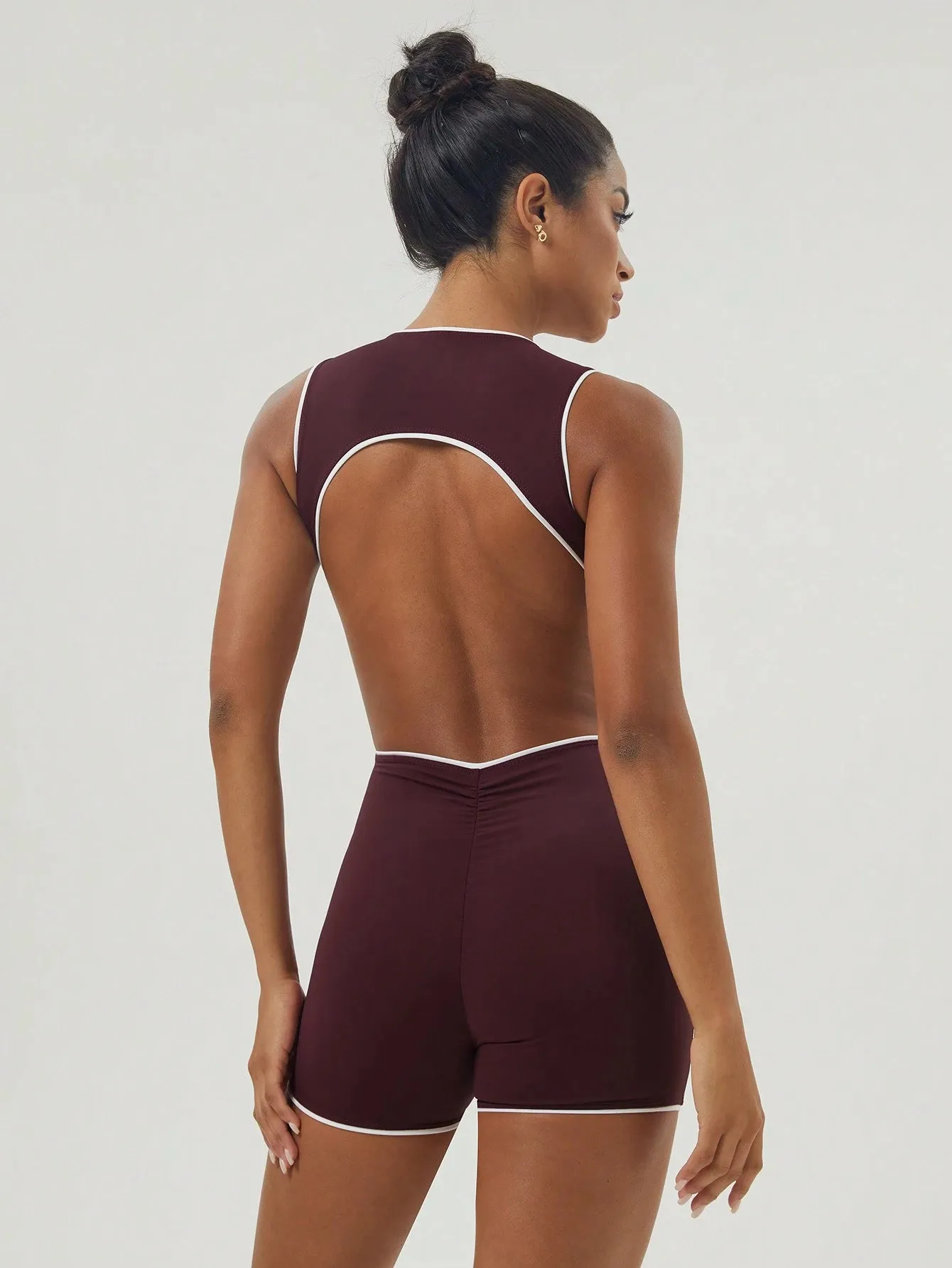 High-Elasticity Women’s Sleeveless Jumpsuit – Sportswear for Yoga, Running & Casual Wear