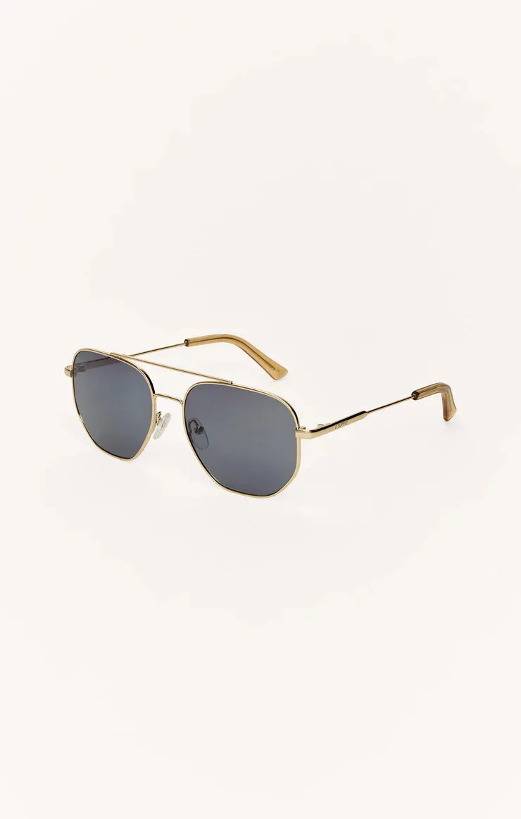 Highway Sunglasses Gold/Grey