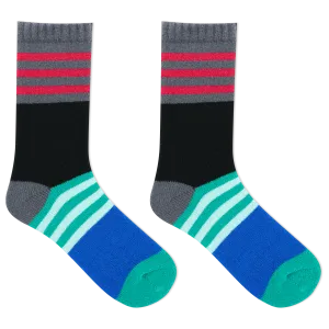 HOTSOX Women's Stripe Boot Crew Sock