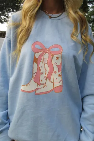 HTT1064 Boot Scootin' Sweatshirt Top