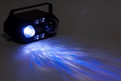 IBIZA LIGHT 4IN1 VALO ASTRO, WATERWAVE, UV JA STROBO OMINAISUUKSILLA
