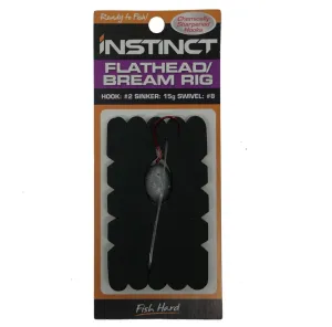 Instinct IN030 Pre Tied Flathead and Bream Fishing Rig