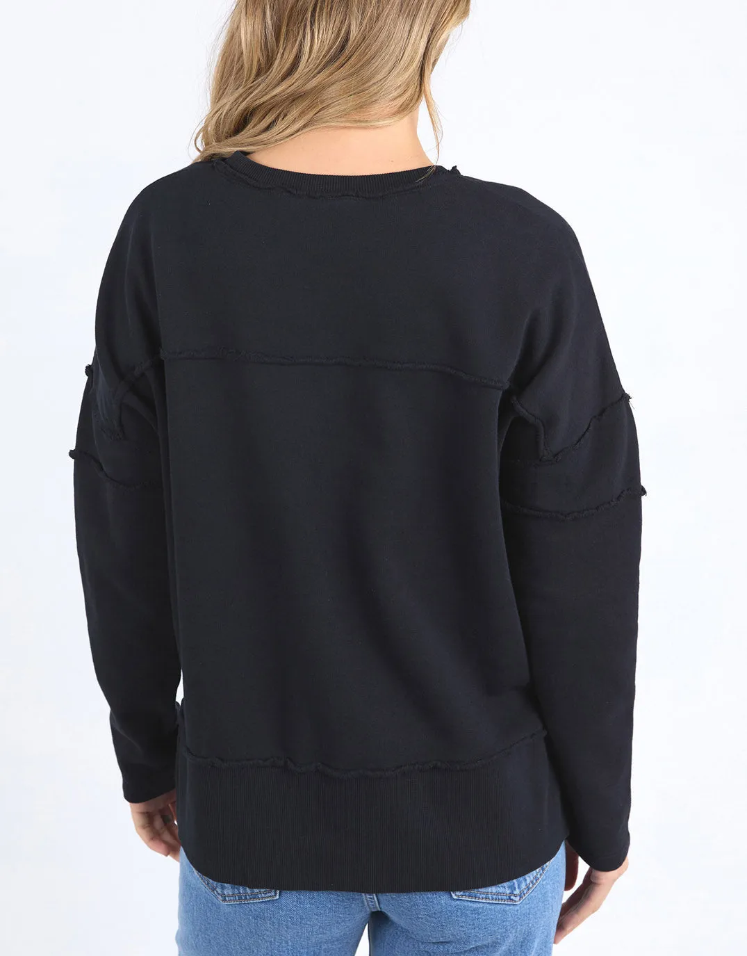 Jayne Throw On Fleece - Black