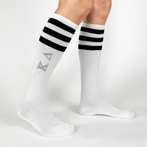 Kappa Delta Printed Striped Knee High Socks