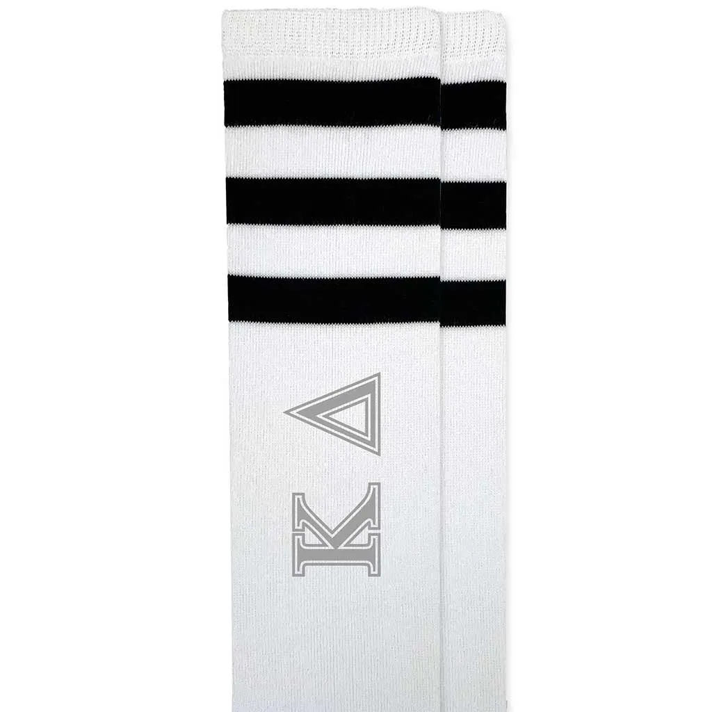 Kappa Delta Printed Striped Knee High Socks